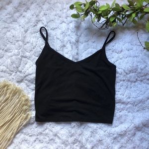 Black tank top